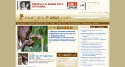 Desktop Screenshot of journaldufaso.com