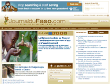 Tablet Screenshot of journaldufaso.com